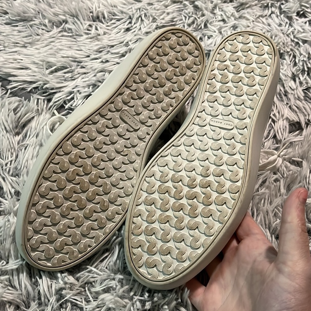 Tory Burch Women's White Sneakers Size 8M - Picture 6 of 8